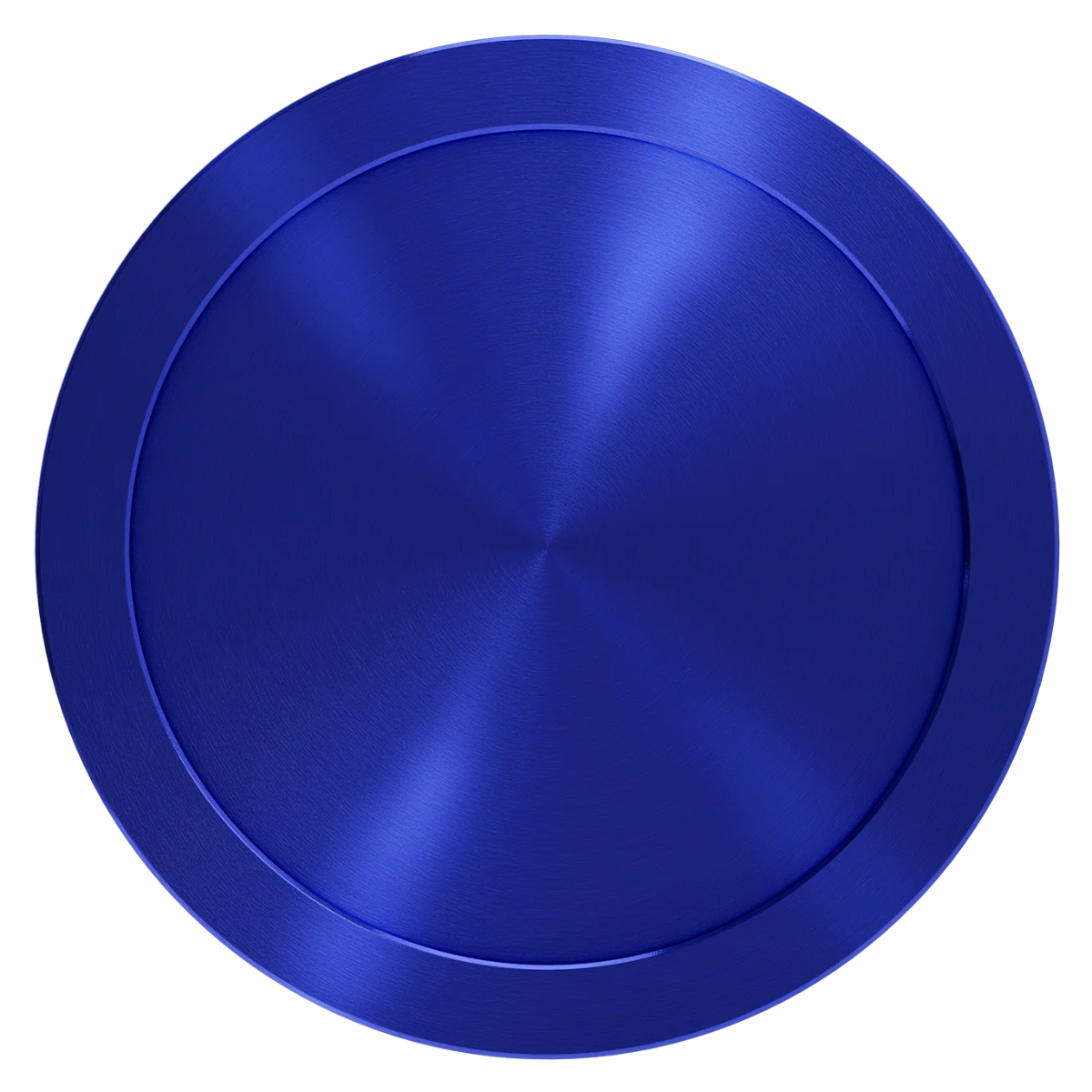 Create Your Own Aluminum Poker Card Guards - Blue - Front