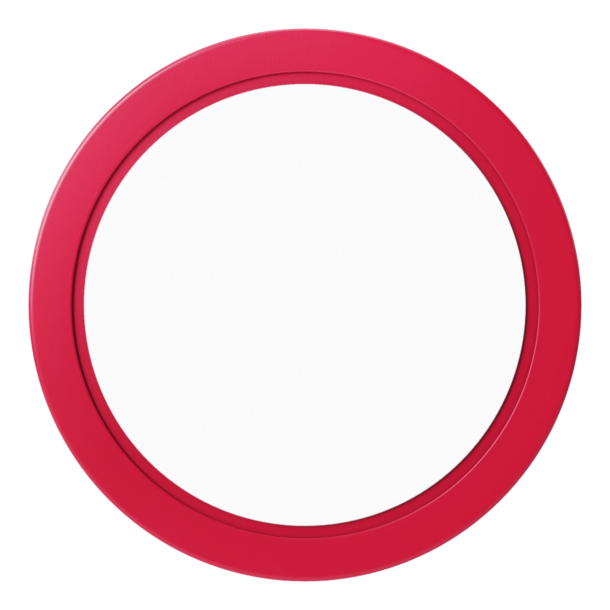 Create Your Own Dealer Button - 50mm / 2 inch Size - Red - Back