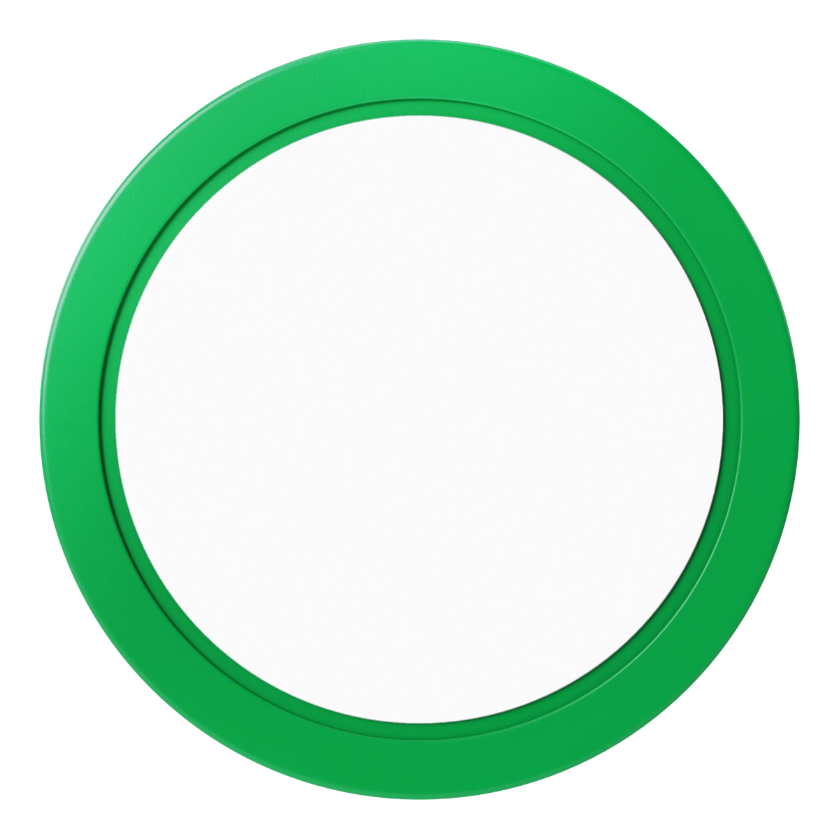 Create Your Own 2" Composite Dealer Button - Green - Back