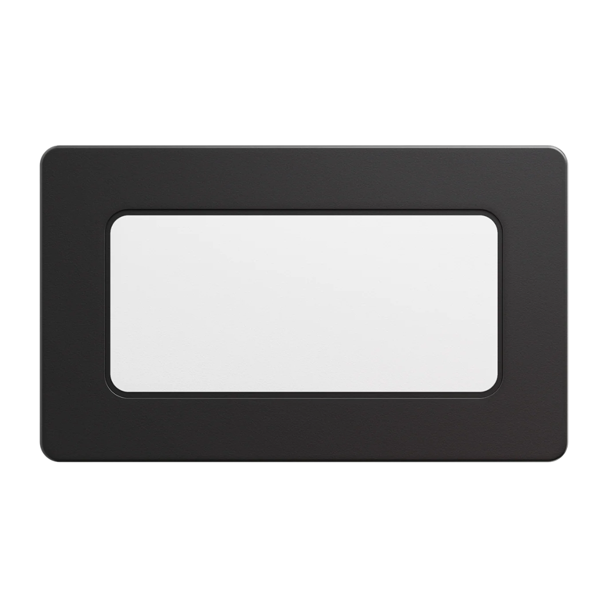 Create Your Own Rectangular Poker Chip Plaques - Black - Back